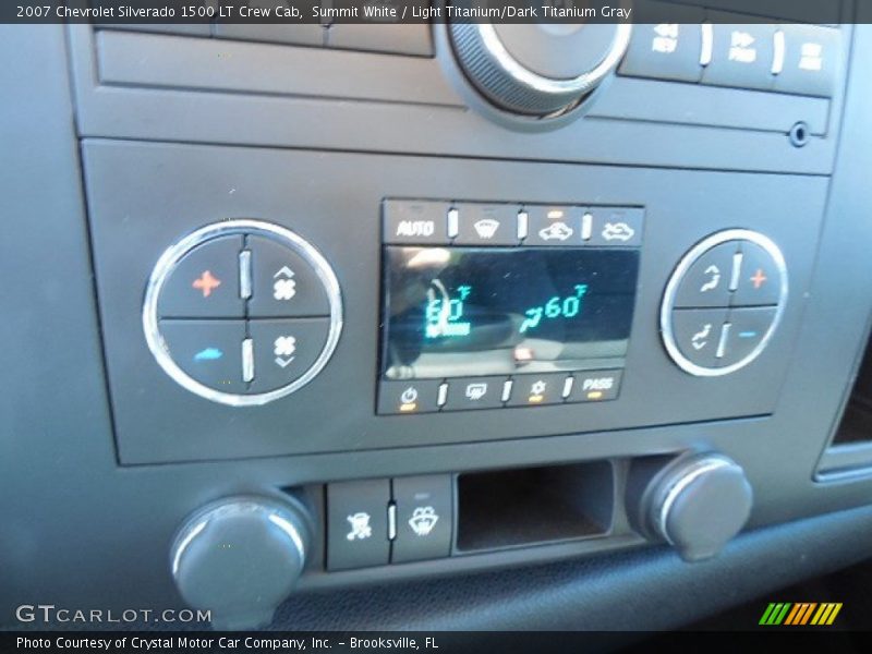 Summit White / Light Titanium/Dark Titanium Gray 2007 Chevrolet Silverado 1500 LT Crew Cab