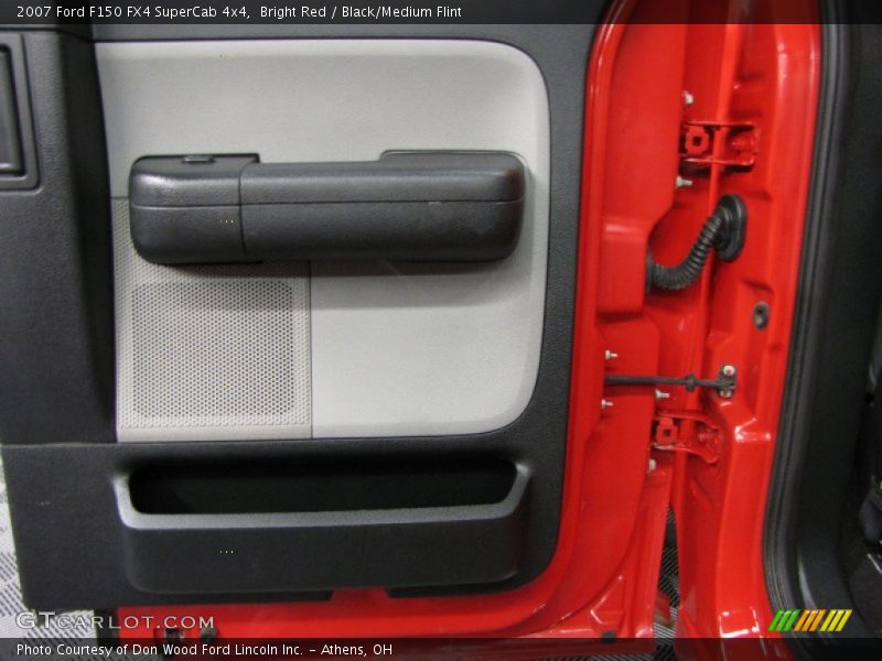 Bright Red / Black/Medium Flint 2007 Ford F150 FX4 SuperCab 4x4