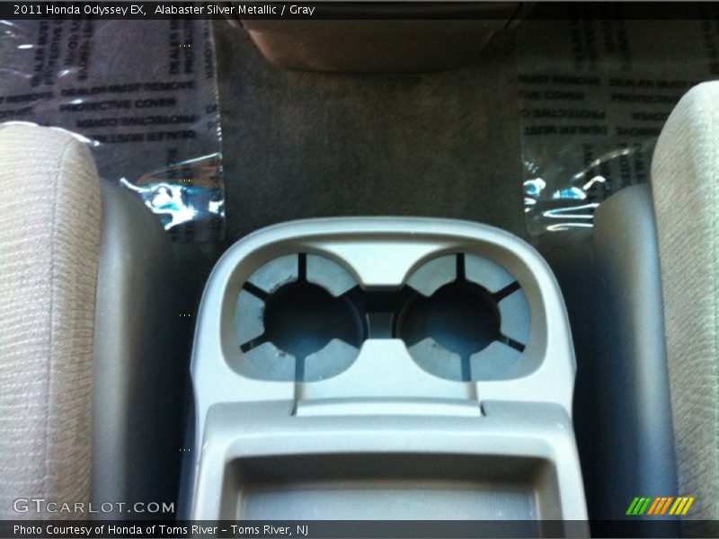 Alabaster Silver Metallic / Gray 2011 Honda Odyssey EX