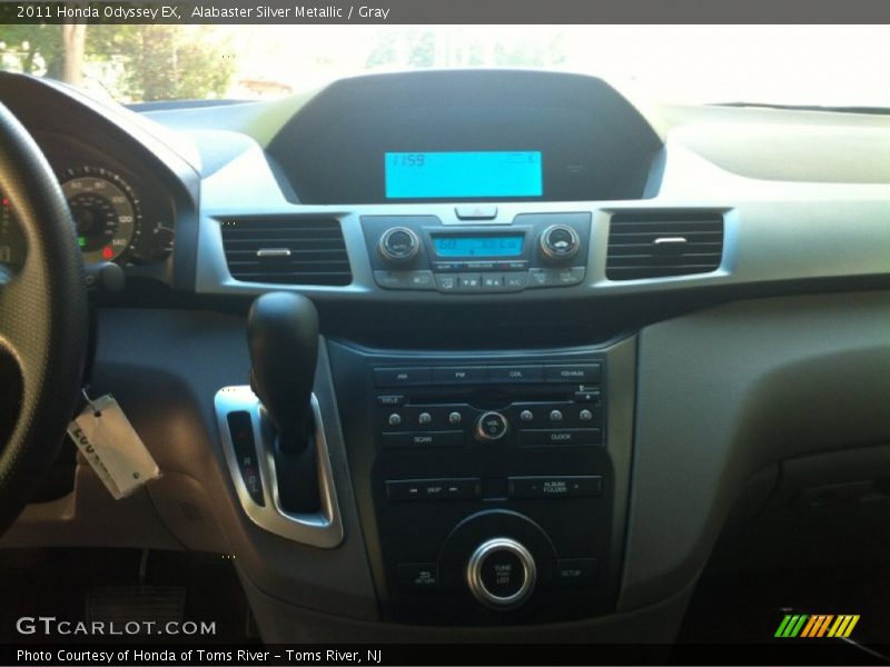 Alabaster Silver Metallic / Gray 2011 Honda Odyssey EX