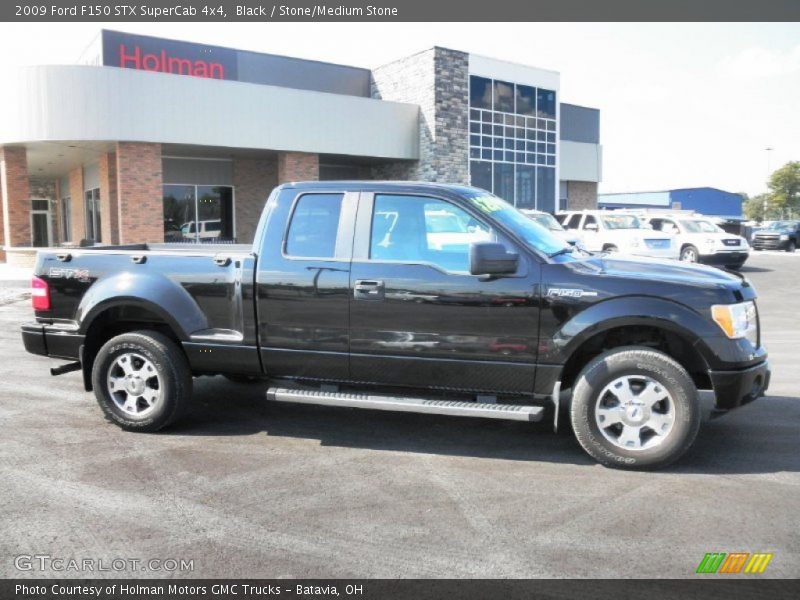Black / Stone/Medium Stone 2009 Ford F150 STX SuperCab 4x4