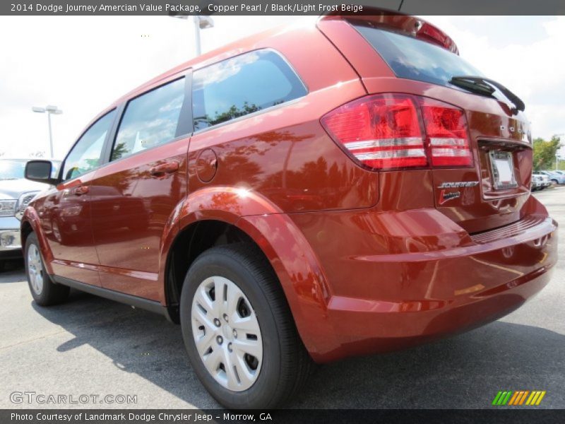 Copper Pearl / Black/Light Frost Beige 2014 Dodge Journey Amercian Value Package
