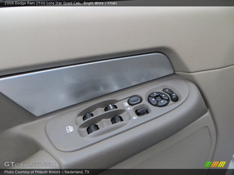 Bright White / Khaki 2009 Dodge Ram 2500 Lone Star Quad Cab