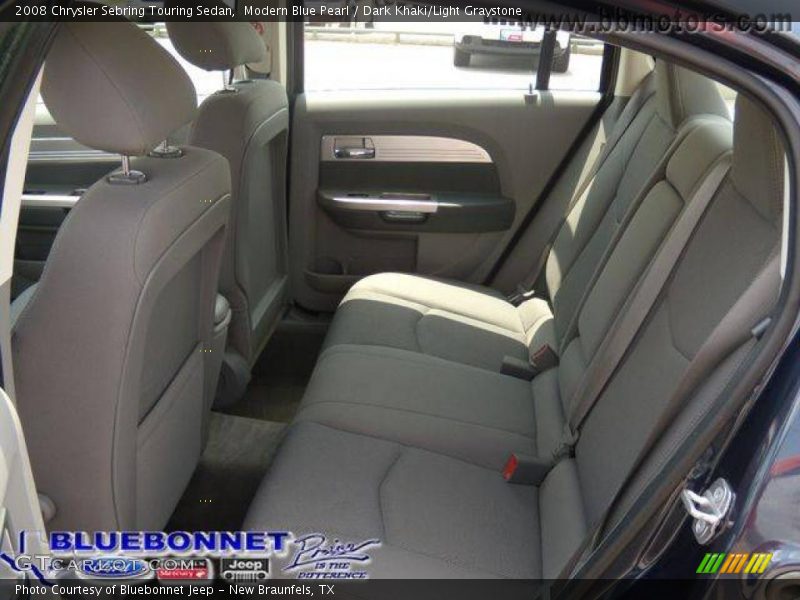 Modern Blue Pearl / Dark Khaki/Light Graystone 2008 Chrysler Sebring Touring Sedan