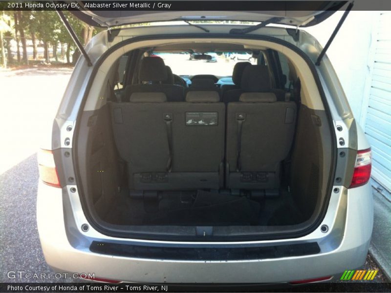 Alabaster Silver Metallic / Gray 2011 Honda Odyssey EX