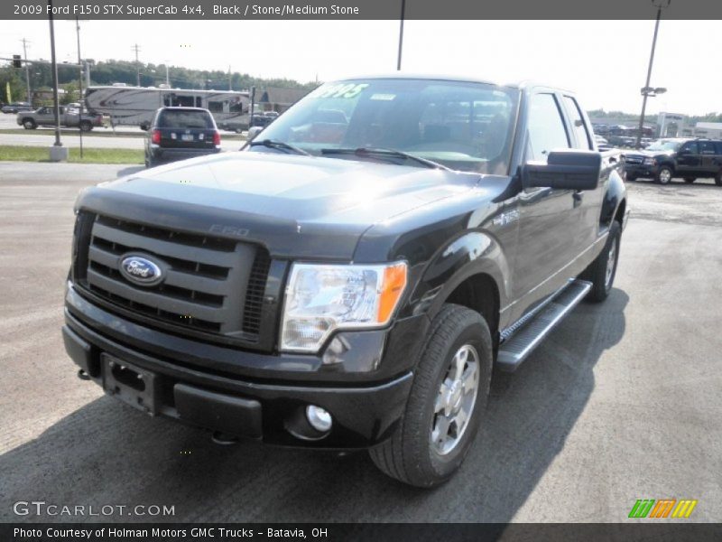 Black / Stone/Medium Stone 2009 Ford F150 STX SuperCab 4x4