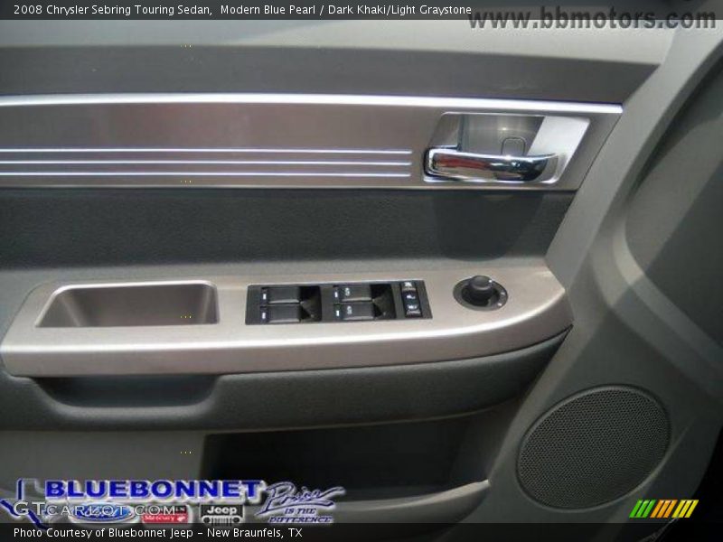 Modern Blue Pearl / Dark Khaki/Light Graystone 2008 Chrysler Sebring Touring Sedan
