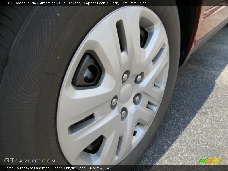 Copper Pearl / Black/Light Frost Beige 2014 Dodge Journey Amercian Value Package