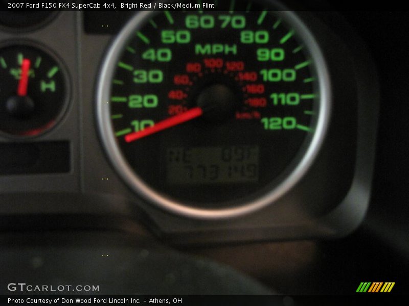 Bright Red / Black/Medium Flint 2007 Ford F150 FX4 SuperCab 4x4