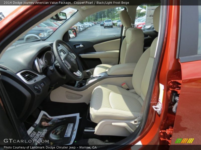 Copper Pearl / Black/Light Frost Beige 2014 Dodge Journey Amercian Value Package