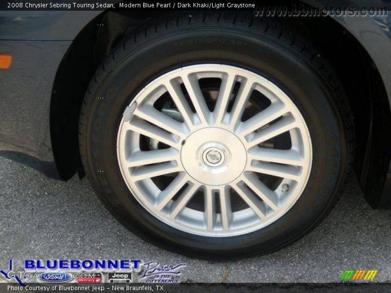 Modern Blue Pearl / Dark Khaki/Light Graystone 2008 Chrysler Sebring Touring Sedan