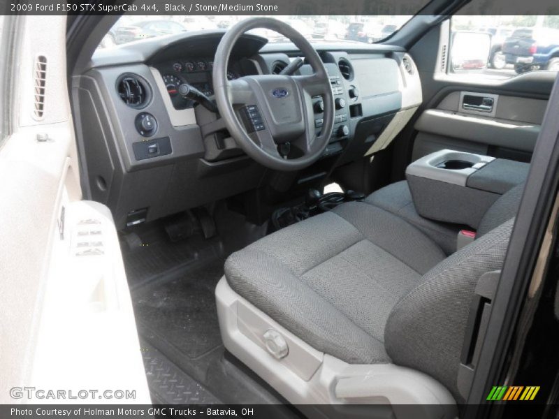 Black / Stone/Medium Stone 2009 Ford F150 STX SuperCab 4x4