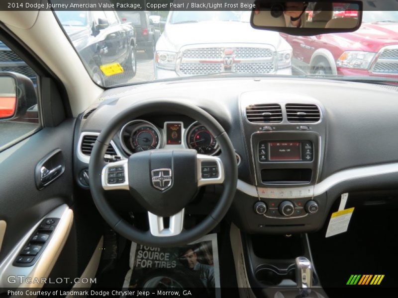 Copper Pearl / Black/Light Frost Beige 2014 Dodge Journey Amercian Value Package