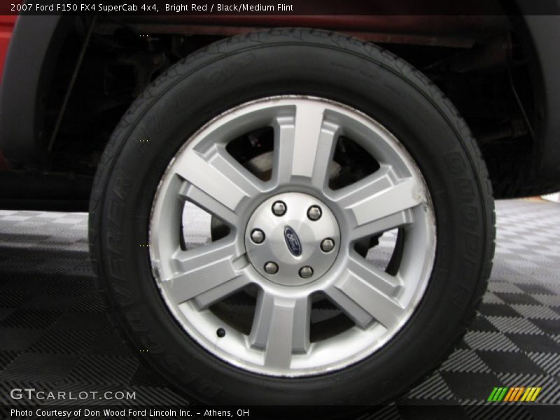 Bright Red / Black/Medium Flint 2007 Ford F150 FX4 SuperCab 4x4