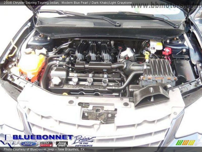 Modern Blue Pearl / Dark Khaki/Light Graystone 2008 Chrysler Sebring Touring Sedan