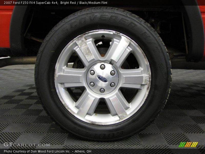 Bright Red / Black/Medium Flint 2007 Ford F150 FX4 SuperCab 4x4