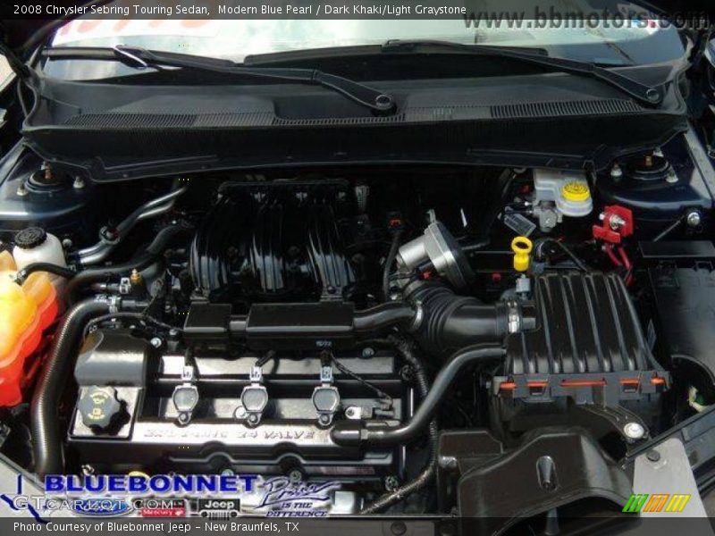 Modern Blue Pearl / Dark Khaki/Light Graystone 2008 Chrysler Sebring Touring Sedan