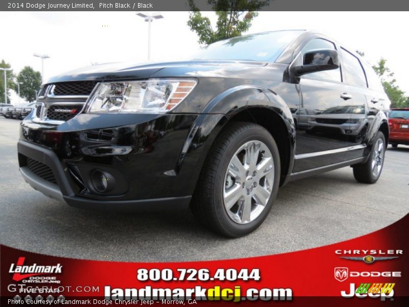 Pitch Black / Black 2014 Dodge Journey Limited