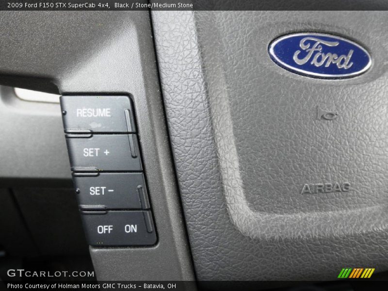 Black / Stone/Medium Stone 2009 Ford F150 STX SuperCab 4x4