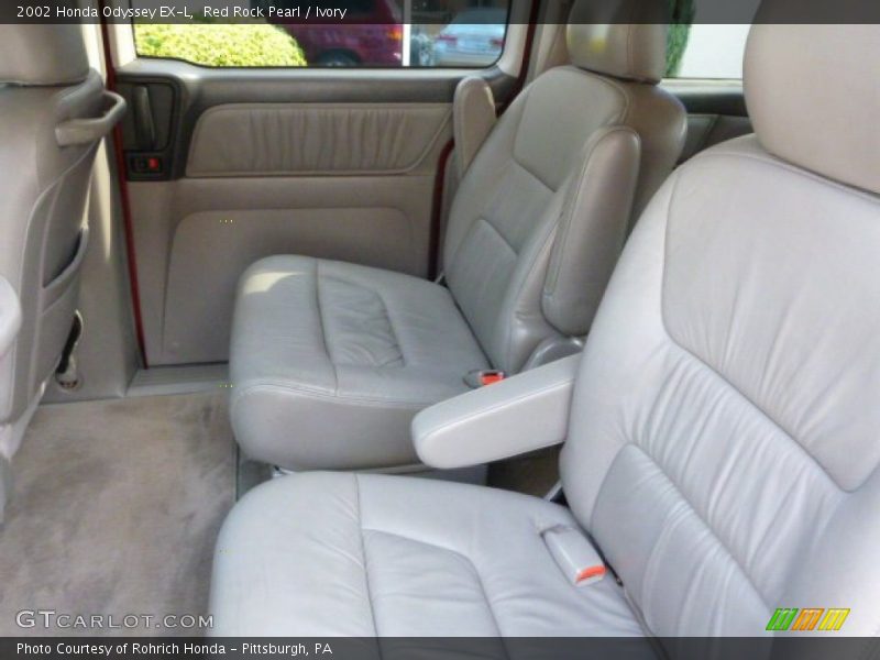 Red Rock Pearl / Ivory 2002 Honda Odyssey EX-L