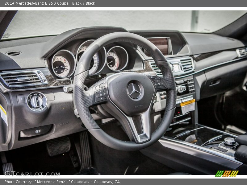 Black / Black 2014 Mercedes-Benz E 350 Coupe