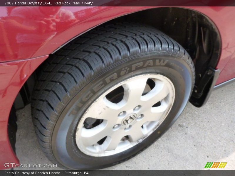 Red Rock Pearl / Ivory 2002 Honda Odyssey EX-L