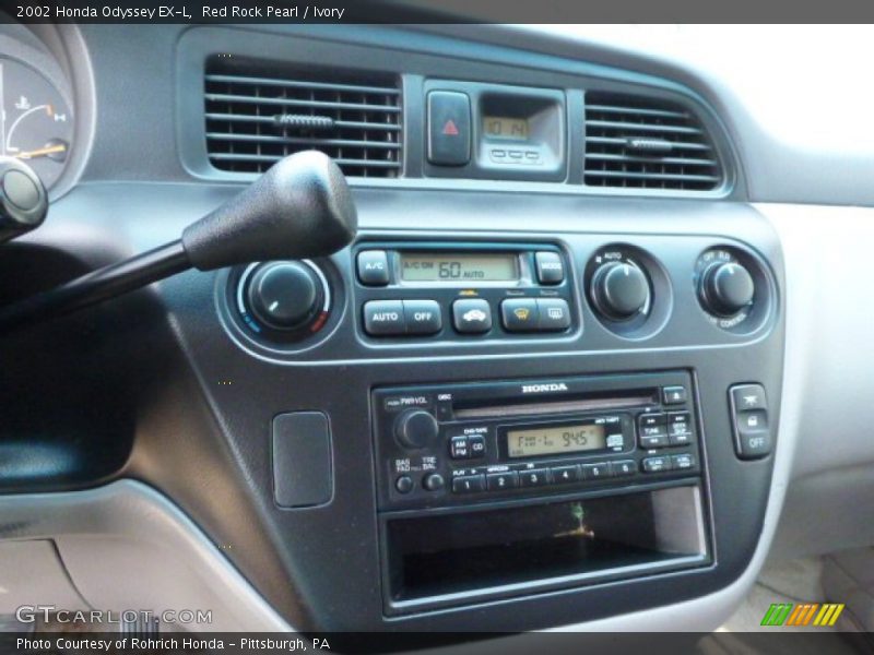 Red Rock Pearl / Ivory 2002 Honda Odyssey EX-L