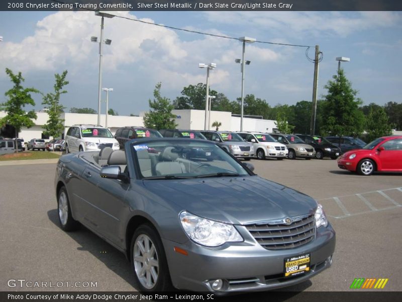 Silver Steel Metallic / Dark Slate Gray/Light Slate Gray 2008 Chrysler Sebring Touring Convertible
