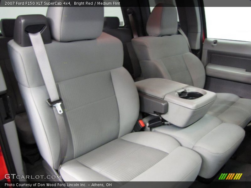 Bright Red / Medium Flint 2007 Ford F150 XLT SuperCab 4x4