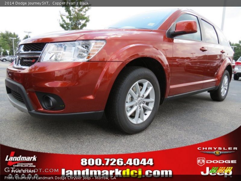 Copper Pearl / Black 2014 Dodge Journey SXT