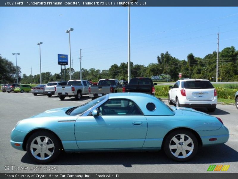  2002 Thunderbird Premium Roadster Thunderbird Blue