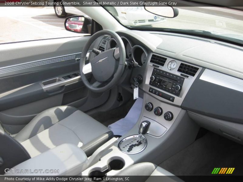 Silver Steel Metallic / Dark Slate Gray/Light Slate Gray 2008 Chrysler Sebring Touring Convertible