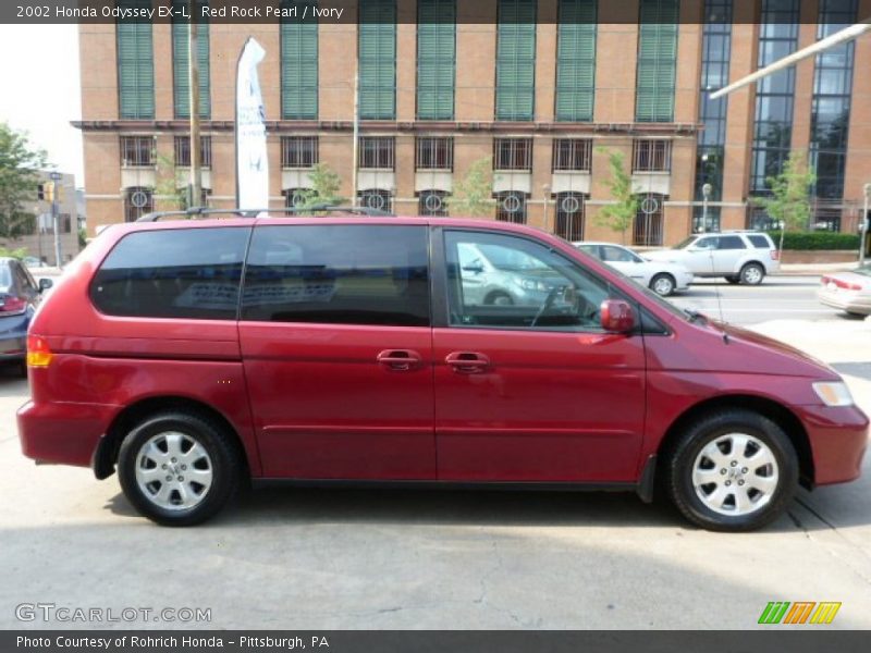 Red Rock Pearl / Ivory 2002 Honda Odyssey EX-L