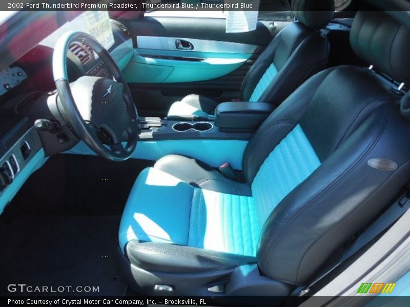 Thunderbird Blue / Thunderbird Blue 2002 Ford Thunderbird Premium Roadster