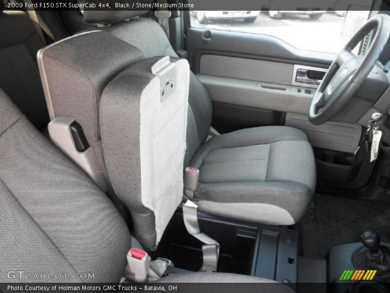 Black / Stone/Medium Stone 2009 Ford F150 STX SuperCab 4x4