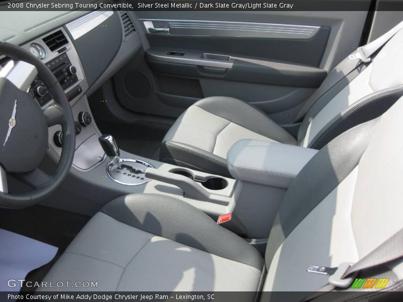 Silver Steel Metallic / Dark Slate Gray/Light Slate Gray 2008 Chrysler Sebring Touring Convertible