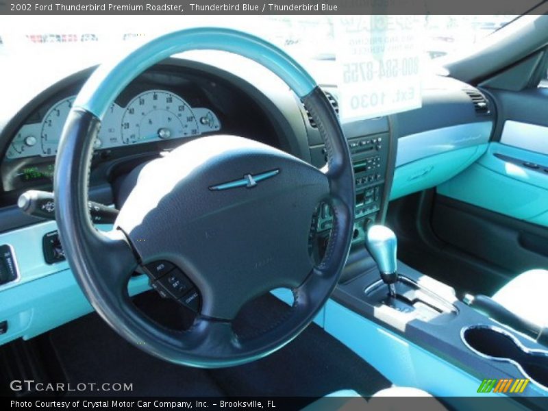 Thunderbird Blue / Thunderbird Blue 2002 Ford Thunderbird Premium Roadster