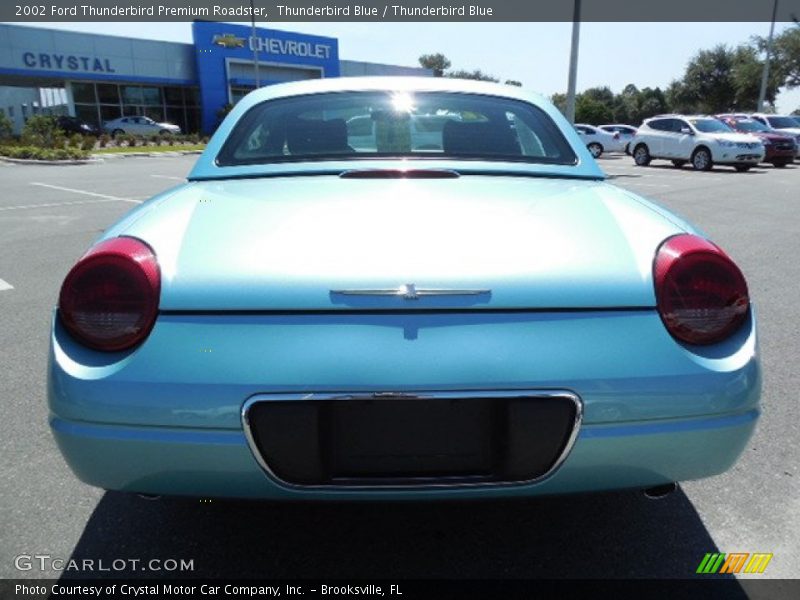 Thunderbird Blue / Thunderbird Blue 2002 Ford Thunderbird Premium Roadster
