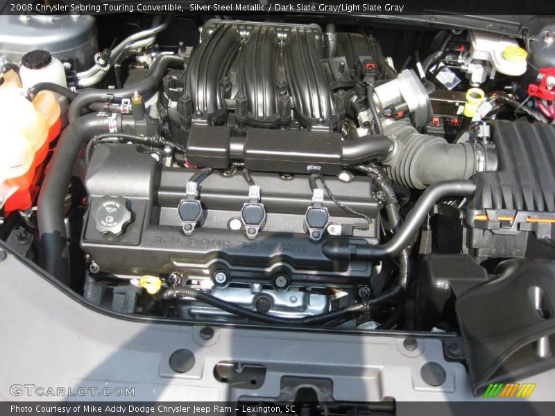 Silver Steel Metallic / Dark Slate Gray/Light Slate Gray 2008 Chrysler Sebring Touring Convertible