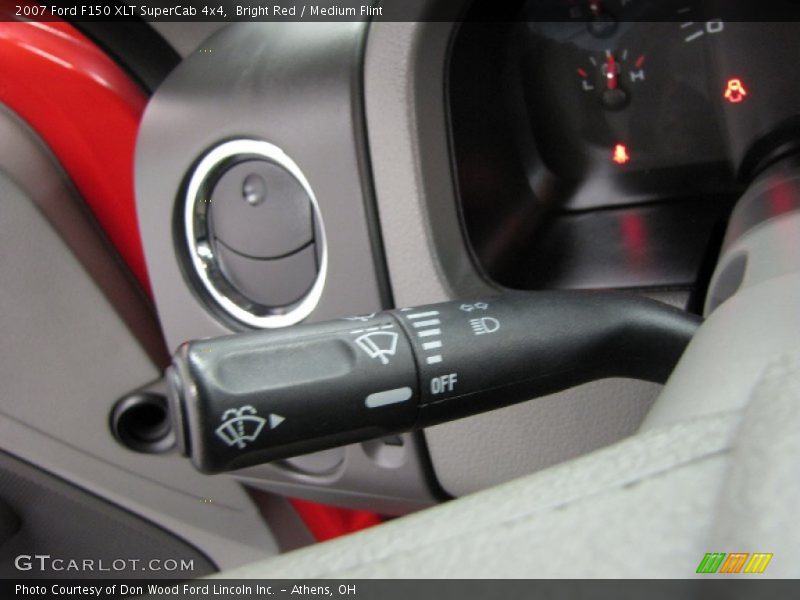 Bright Red / Medium Flint 2007 Ford F150 XLT SuperCab 4x4