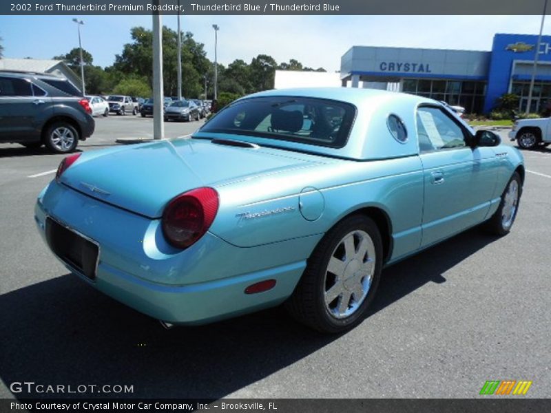 Thunderbird Blue / Thunderbird Blue 2002 Ford Thunderbird Premium Roadster