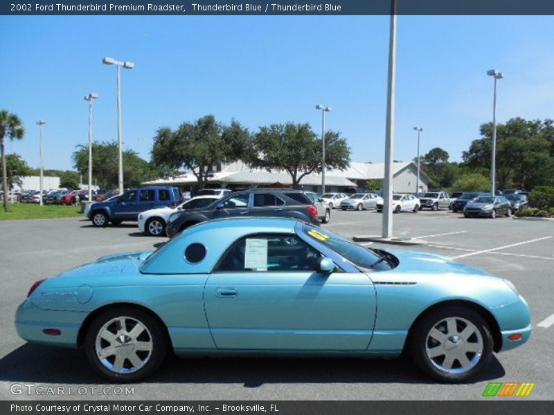  2002 Thunderbird Premium Roadster Thunderbird Blue