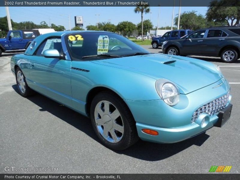 Front 3/4 View of 2002 Thunderbird Premium Roadster