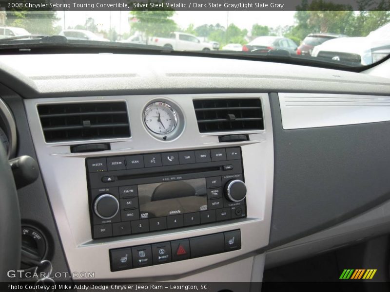 Silver Steel Metallic / Dark Slate Gray/Light Slate Gray 2008 Chrysler Sebring Touring Convertible