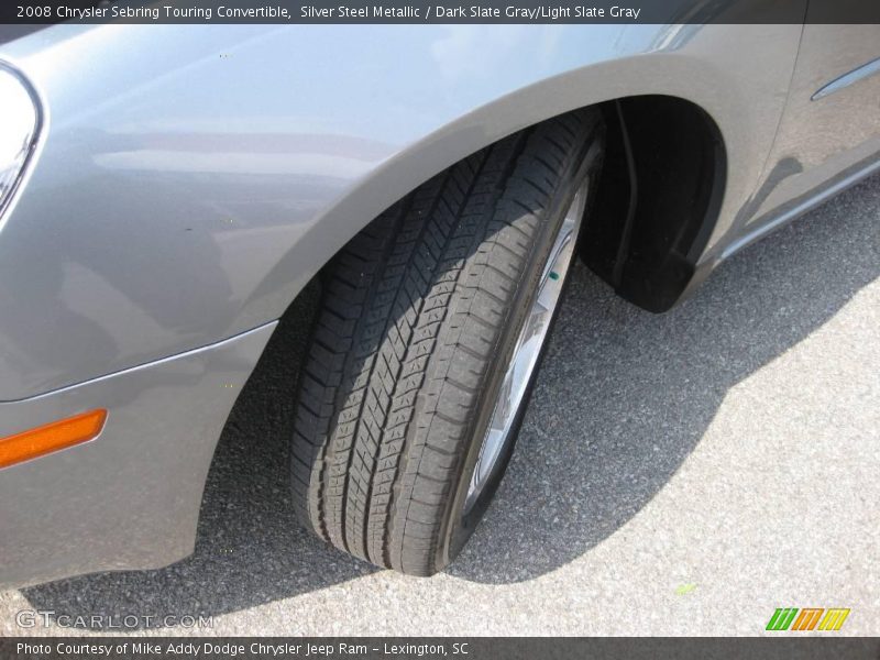 Silver Steel Metallic / Dark Slate Gray/Light Slate Gray 2008 Chrysler Sebring Touring Convertible