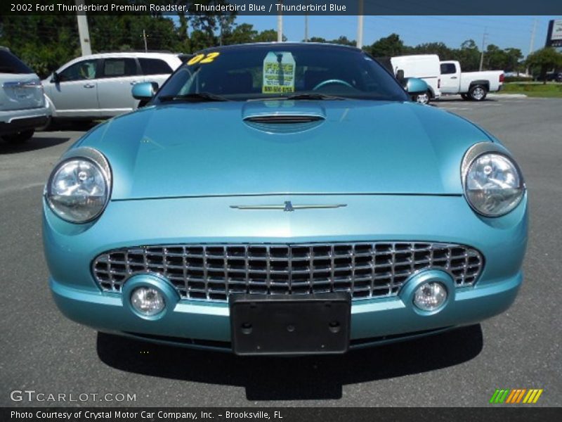 Thunderbird Blue / Thunderbird Blue 2002 Ford Thunderbird Premium Roadster