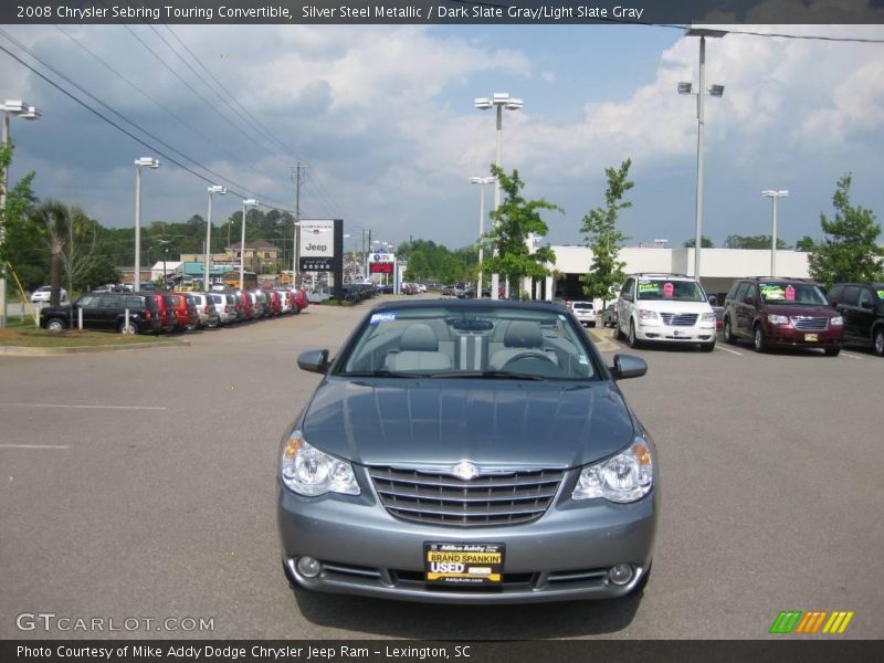 Silver Steel Metallic / Dark Slate Gray/Light Slate Gray 2008 Chrysler Sebring Touring Convertible