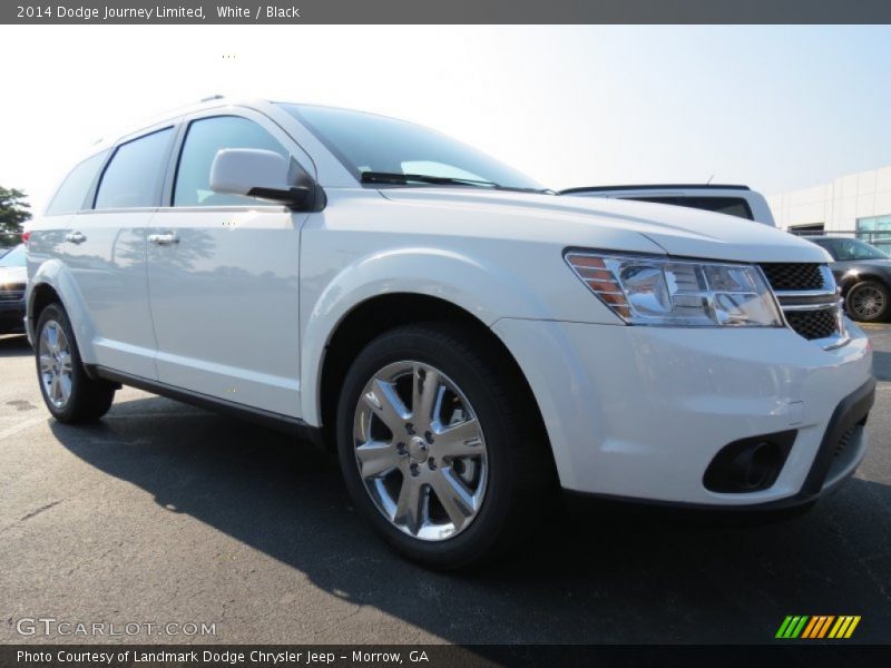 White / Black 2014 Dodge Journey Limited