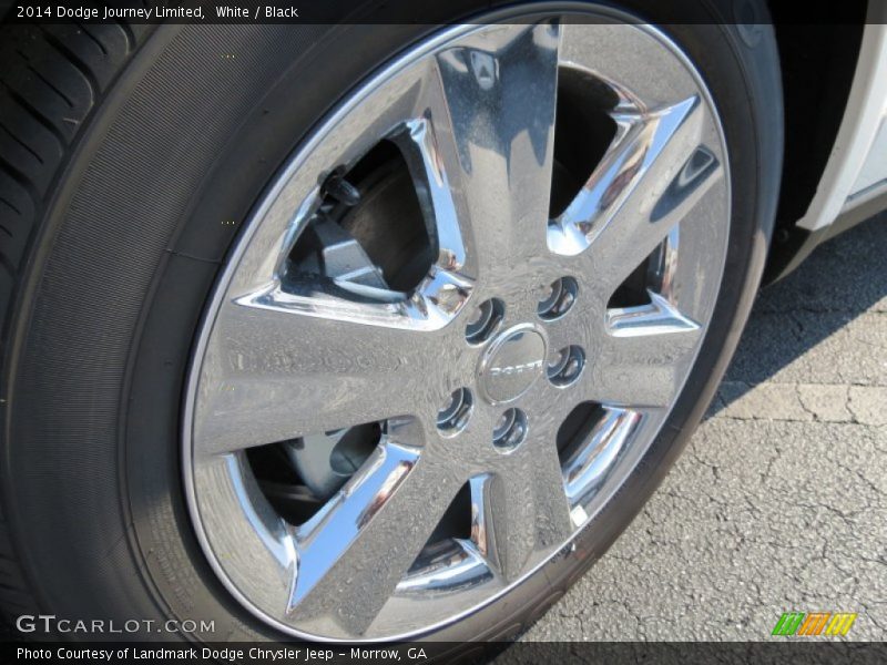 White / Black 2014 Dodge Journey Limited