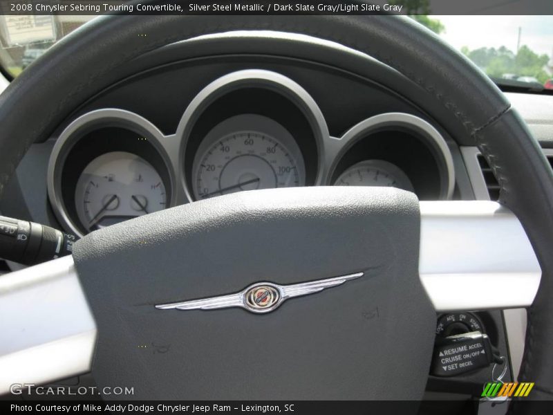 Silver Steel Metallic / Dark Slate Gray/Light Slate Gray 2008 Chrysler Sebring Touring Convertible